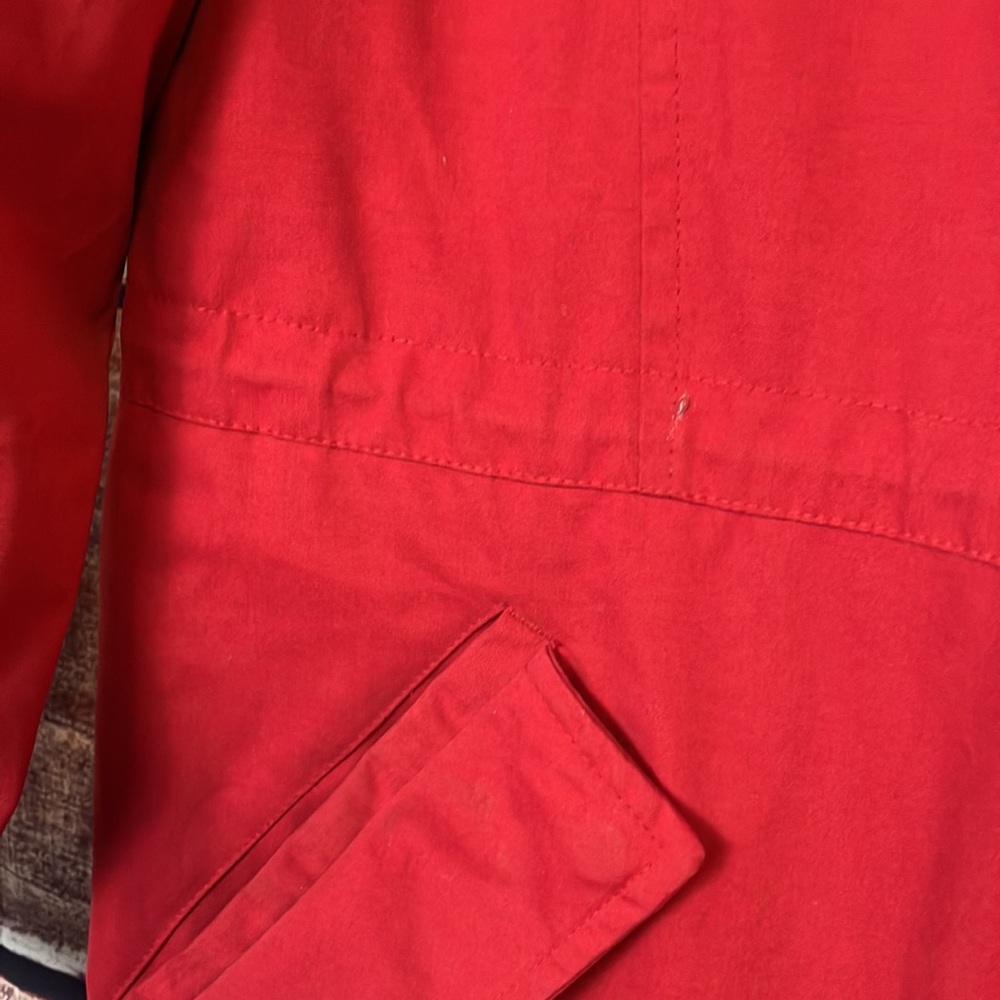 Pacific Trail Coat Chores Work Red Size Medium M Drawstring Women’s - Picture 3 of 14